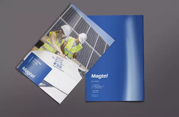 Diseño de revista para Magtel por Hurra! estudio