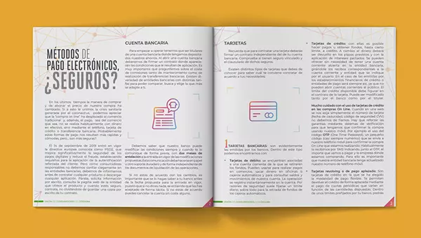 Diseño de folleto Métodos de pago para la Unión de consumidores de Córdoba electrónicos por Hurra! Estudio