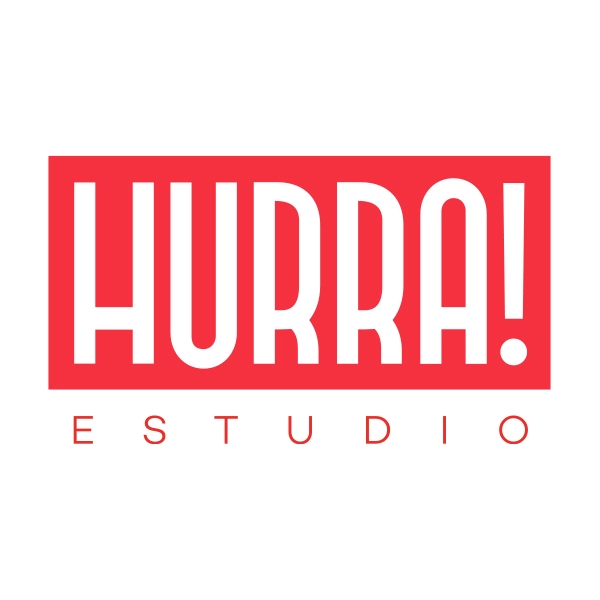 Logotipo de Hurra! Estudio. Un estudio de diseño gráfico y diseño web