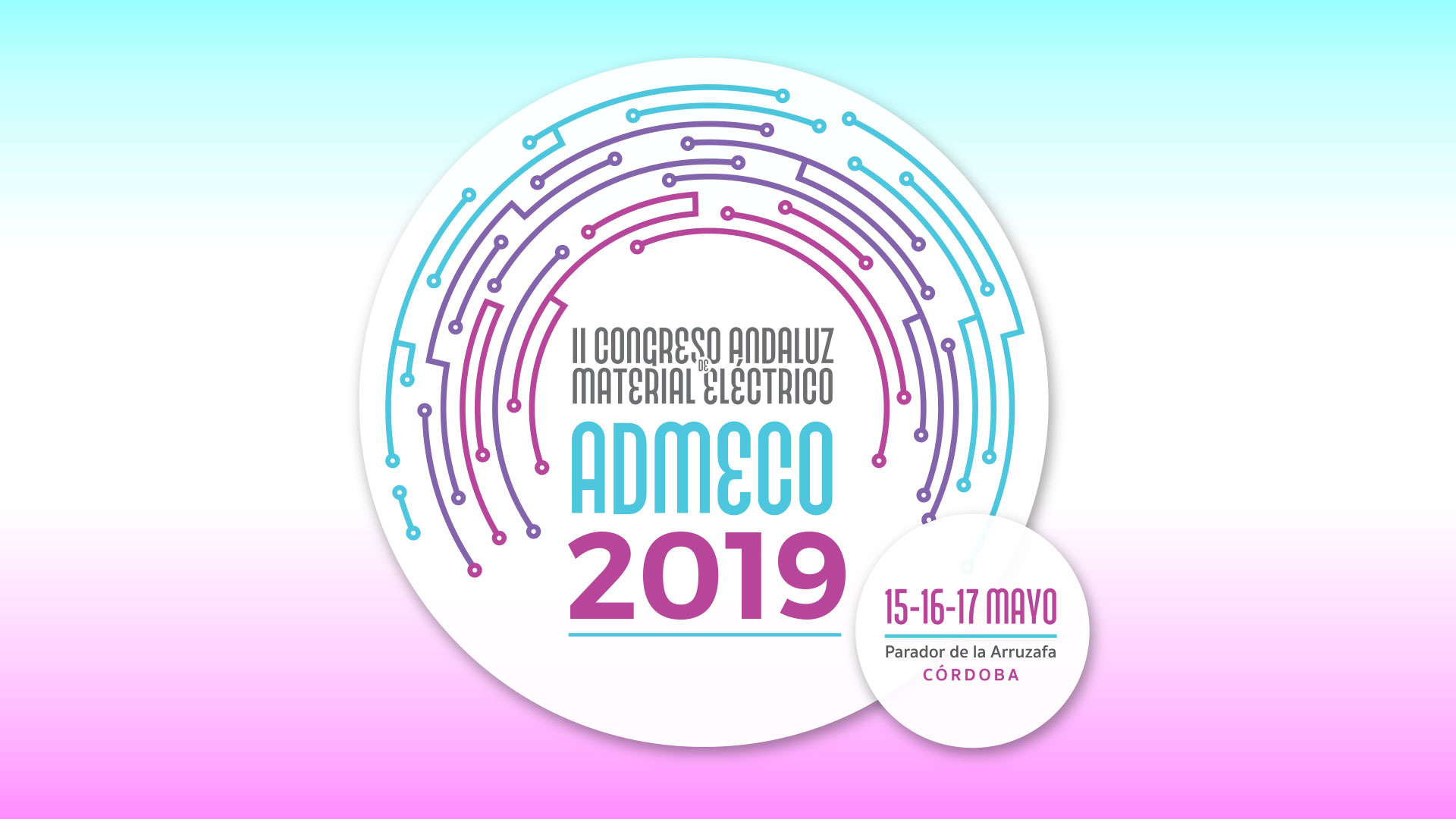 logotipo congreso material eléctrico Andalucía