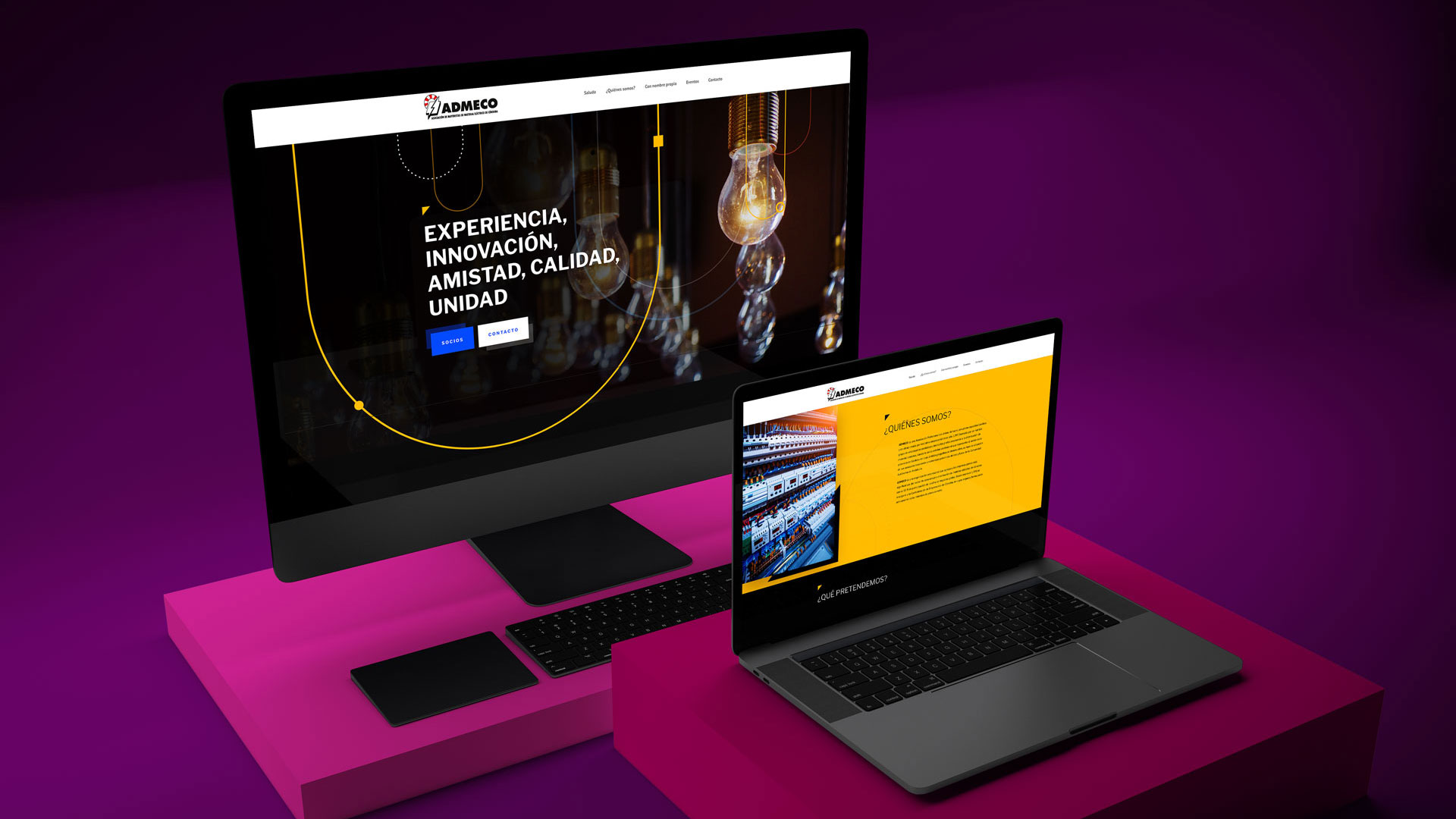 diseño web para evento profesional en Córdoba