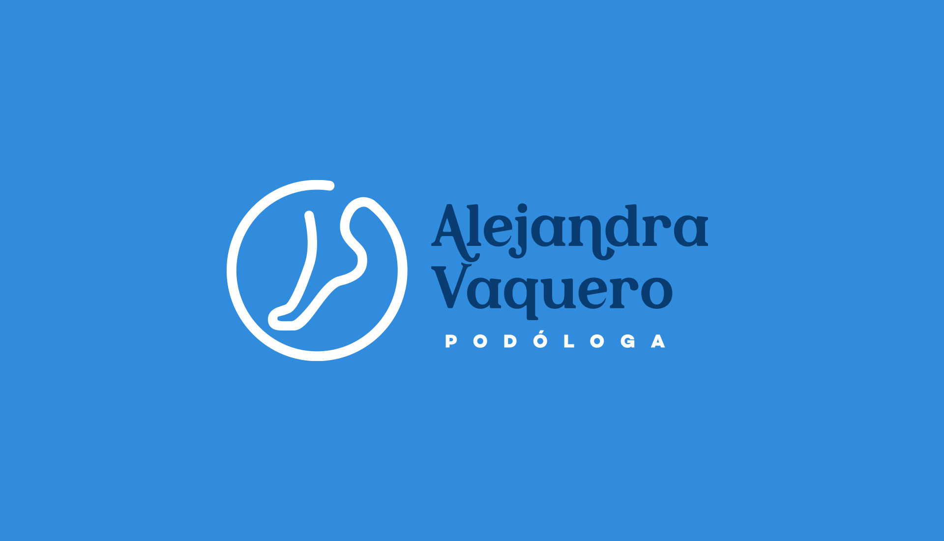 identidad visual para clínica Alejandra Vaquero