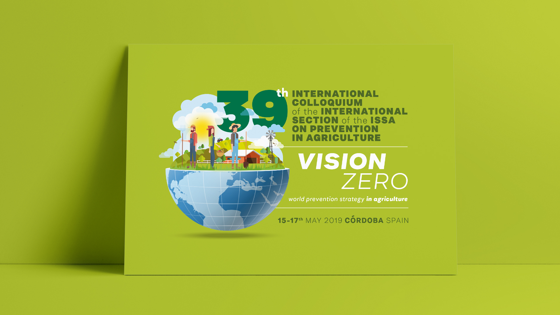 Cartel Vision Zero ISSA Córdoba 2019
