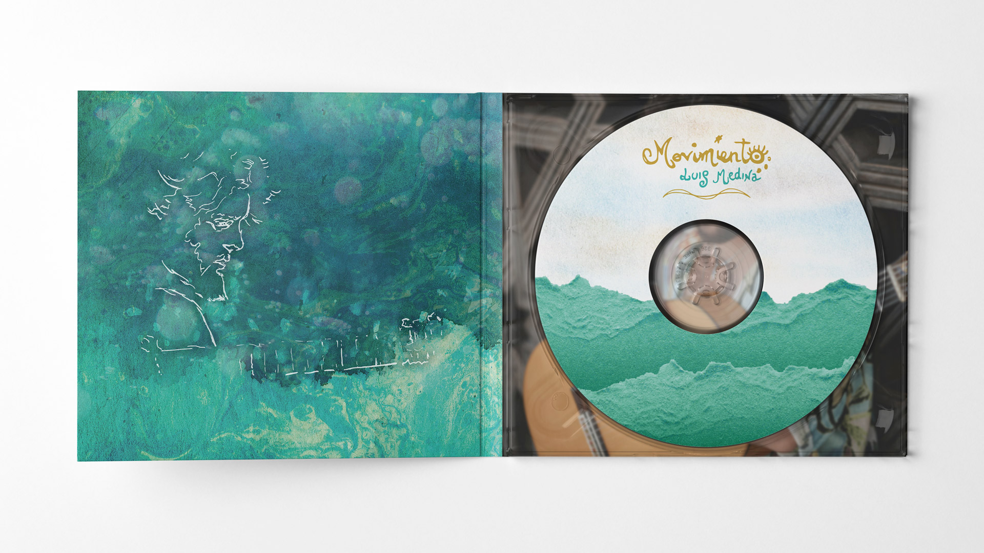 Libreto interior CD Movimiento Luis Medina