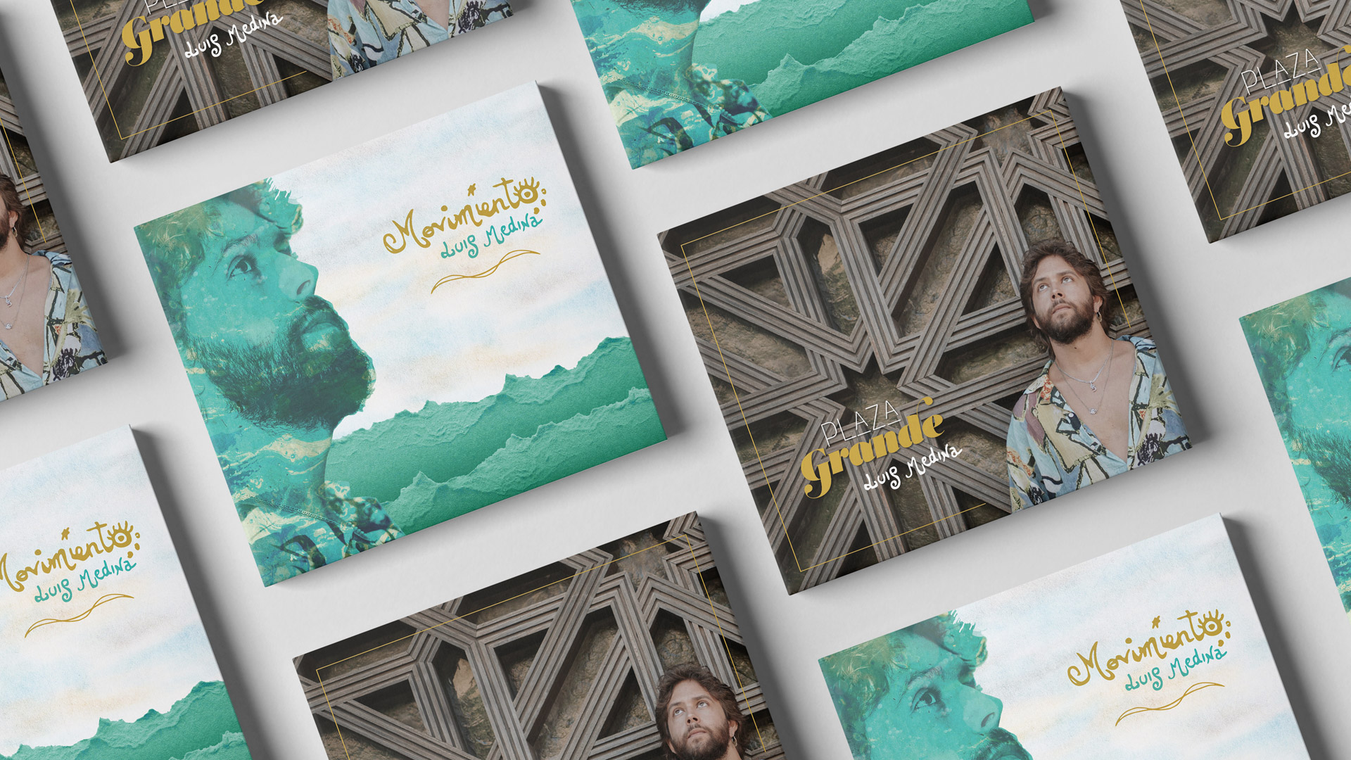 Diseño gráfico de álbum flamenco