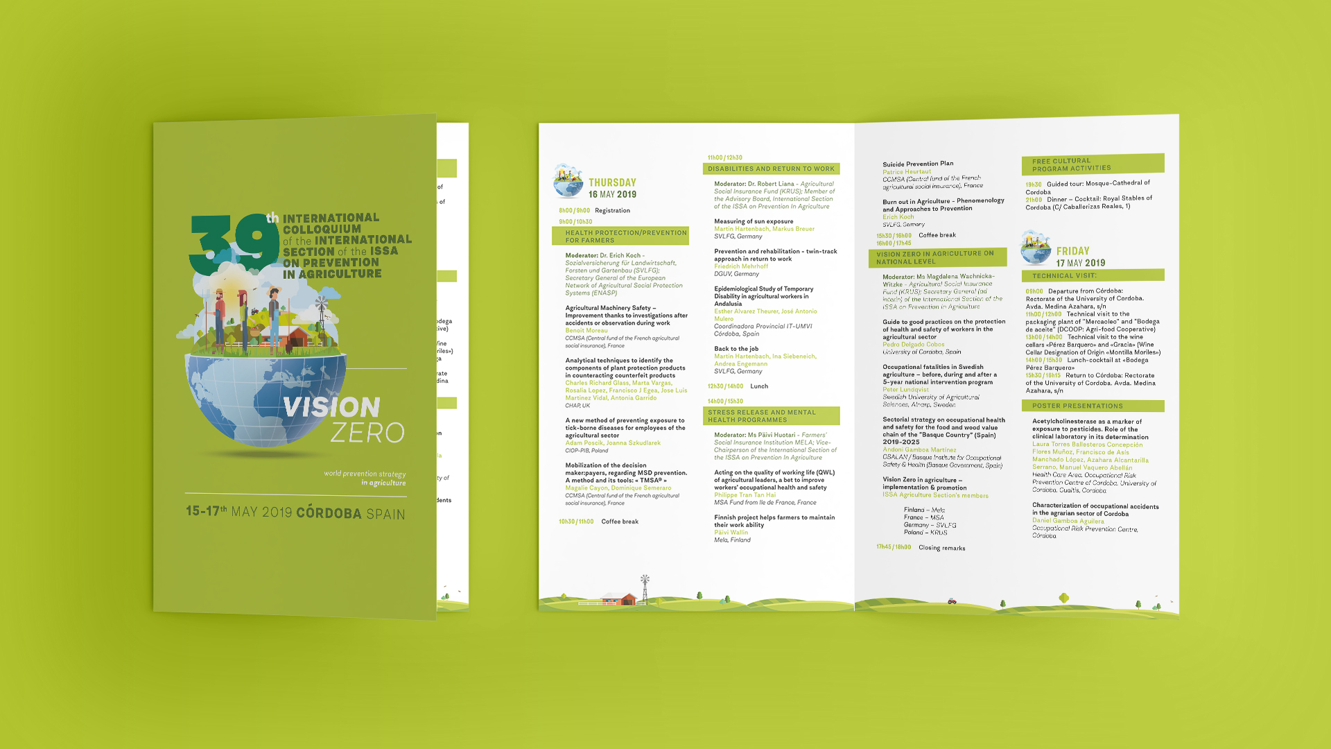 Diseño programa ISSA prevención en agricultura